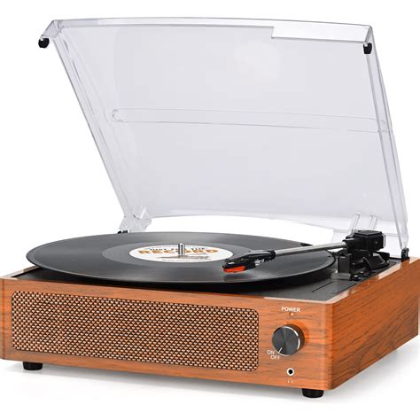 Buy Wockoder Vintage Record Player For Vinyl With Speakers Retro