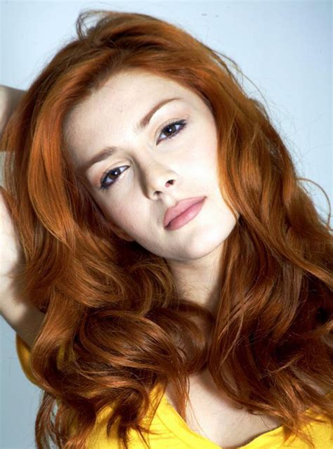 Elena Satine Beautiful Redhead Red Hair Woman Elena Satine