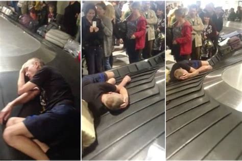 Thats Some Jetlag Hilarious Video Shows Tourist Who Decided To Take A