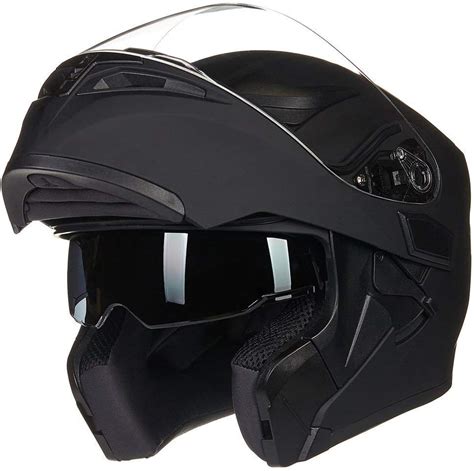 Buy Ilm Motorcycle Dual Visor Flip Up Modular Full Face Helmet Dot 6