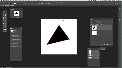 How To Make A Triangle In Photoshop In 2021 Triangle Patterns Images