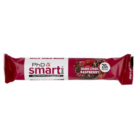 PhD SMART PROTEIN BAR DARK CHOC RASPBERRY 64g