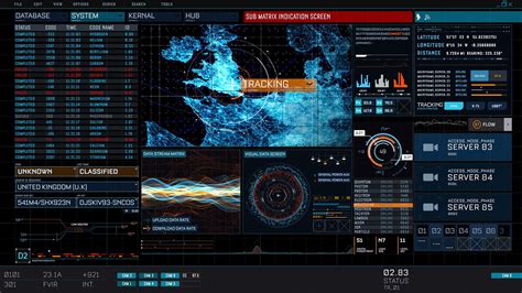 A ui designer will often use visualisation software to conceive a ui before it is built in code. Futuristic User Interface CHARLIE on Behance