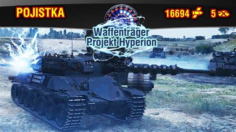 World Of Tanks Waffentrager Projekt Hyperion Pojistka 2023 Youtube