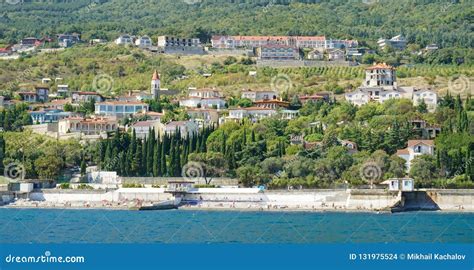 Crimean Coast Near Gurzuf Editorial Stock Image Image Of Autumn