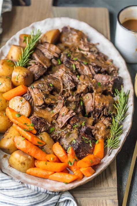 Add about ¼ cup of the stock to the pot and use a wooden spoon to deglaze. Instant Pot Classic Pot Roast | Pot roast recipes, Classic ...