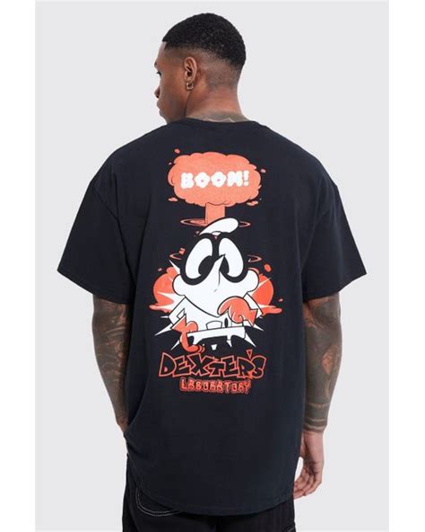 Boohoo Oversized Dexters Laboratory License T Shirt In Blue For Men Lyst
