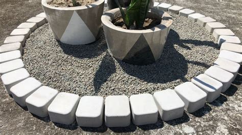 DIY Concrete Edging Blocks | Concrete edging, Concrete diy, Food containers