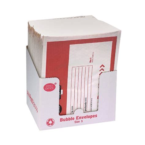 Post Office Postpak Size 5 Bubble Envelopes Pack Of 40 41640 A2b