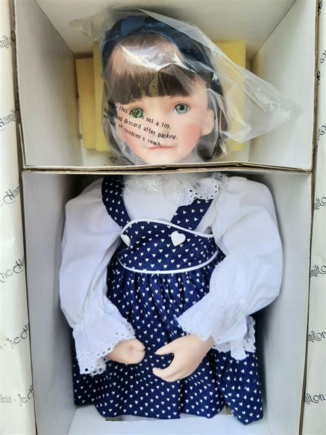 Jill Porcelain Doll By Laura Cobabe Hamilton Collection 1993 Wbox Ebay