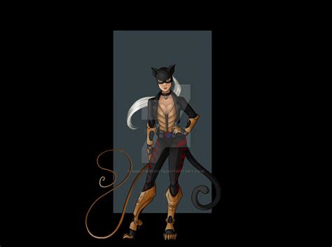 Catwoman Neko Onna Nightfall Mode Commission By Nightwing1975 On