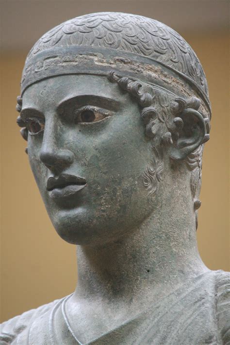 The Bronze Statue Of The Charioteer 480 460 Bc Delphi Greece 2011