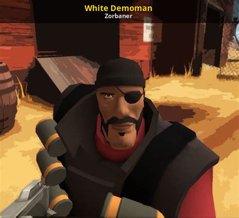 White Demoman Team Fortress 2 Mods