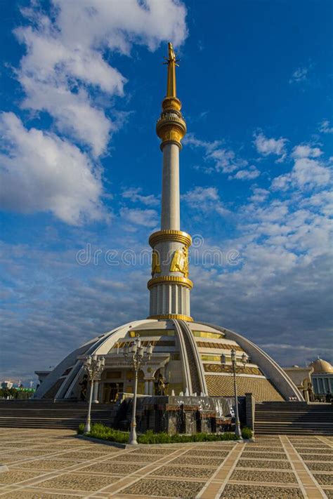 Independence Monument In Ashgabat Turkmenist Editorial Photography