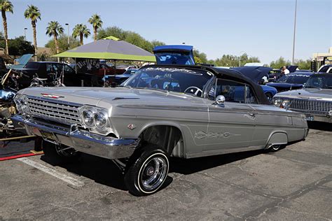 2017 Las Vegas Super Show Silver 1962 Impala Convertible Lowrider