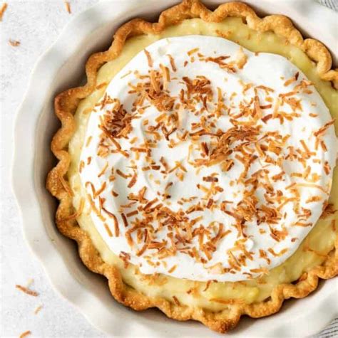 Dairy Free Coconut Cream Pie Real Deal Custard Meaningful Eats