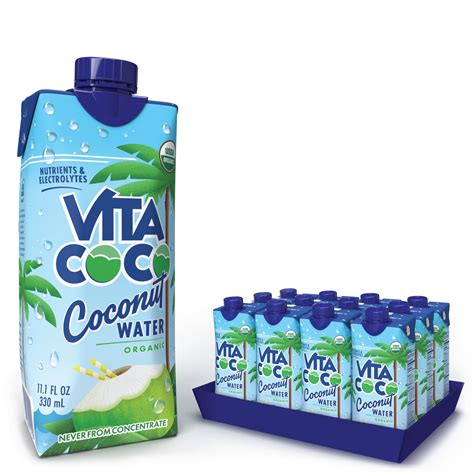 Vita Coco Coconut Water Pure Organic Fl Oz Tetra Pack Of Walmart Com Walmart Com