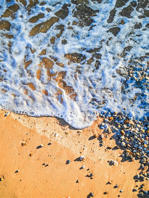 1920x1080px 1080p Free Download Beach Wave Pebbles Sand Sea Hd