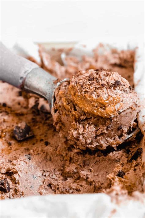 Creamy And Delicious Paleo Chocolate Ice Cream With Swirls Of Almond