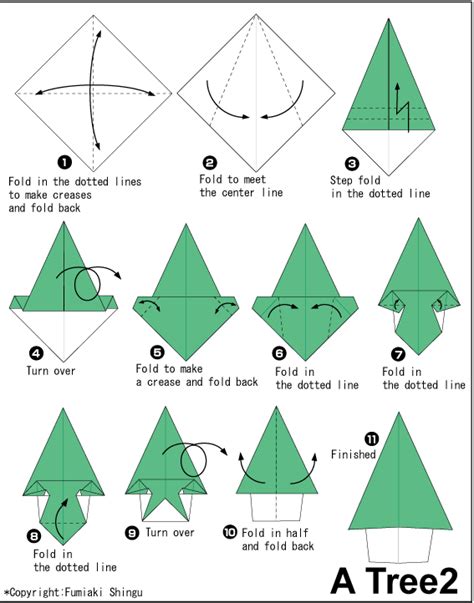 How To Make Origami Trees Keirghanranya