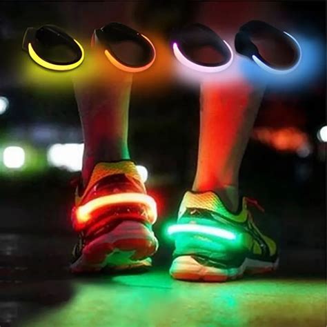 Led Luminous Shoe Clip Outdoor Bicycle Night Running Shoe Safety Sports