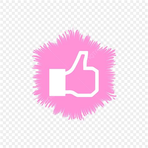 Facebook Likes Vector Art Png Pink Facebook Like Icon Facebook Icons