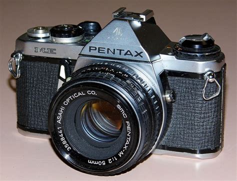 Vintage Asahi Pentax Me 35mm Slr Film Camera Made In Japan A Small