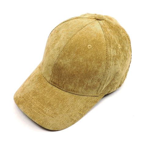 Hat400 Camel Corduroy Baseball Cap Hats And Caps Fashion World