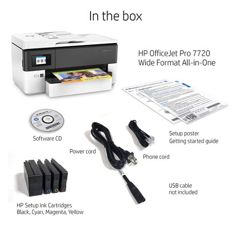 The full solution software includes everything you need to install and use your hp printer. HP OfficeJet Pro 7720 A4 Colour Multifunction Inkjet ...
