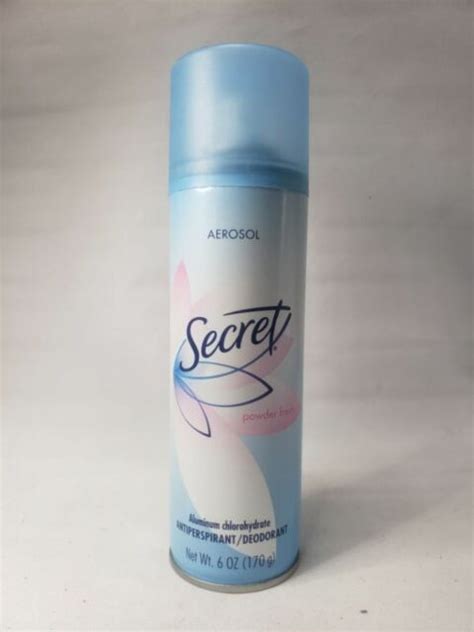 Secret Aerosol Antiperspirant Deodorant Powder Fresh 6 Oz For Sale