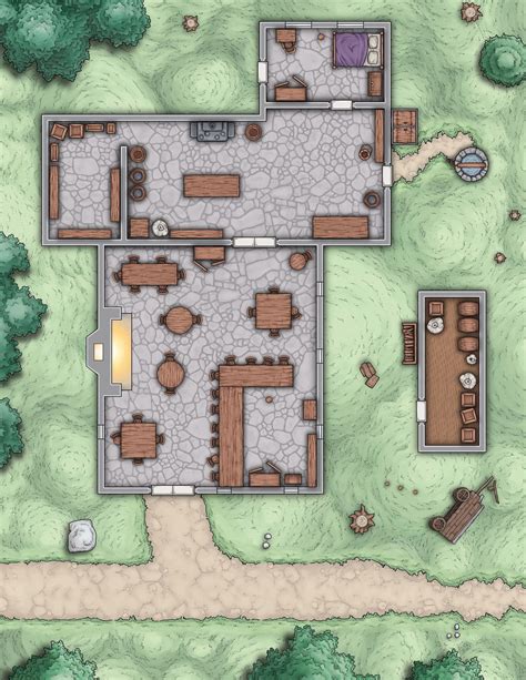 Tavern Assets Pack Venatus Maps On Patreon Dnd Tavern Tavern Map Layarkaca21 Lk21