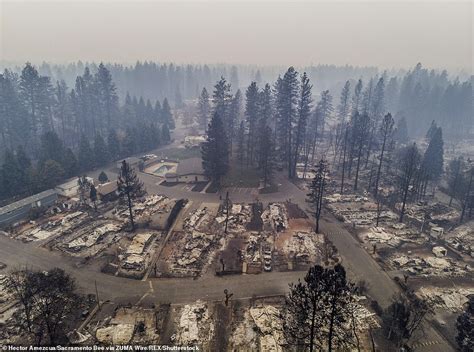 Californias Devastation From The Air Drone Footage And Aerial Photos