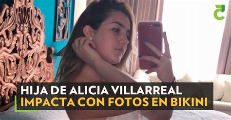 hija de alicia villarreal impacta con fotos en bikini