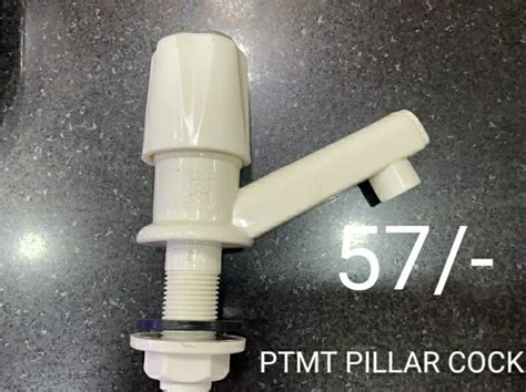 White Ptmt Pillar Cock For Bathroom Fitting At Rs 65piece In New Delhi Id 23032168048