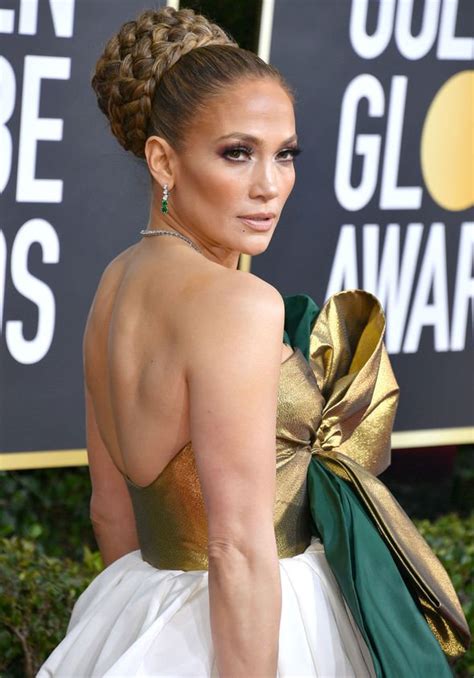 Jennifer Lopez Hustlers Star Turns Heads In Eye Catching Golden Globes