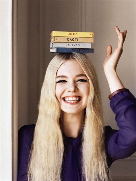 Elle Fanning Photoshoot For Vogue Uk June 2014 By