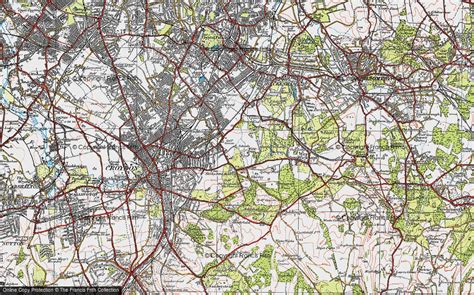 Historic Ordnance Survey Map Of Shirley 1920