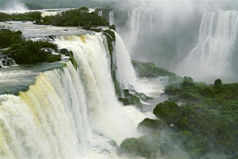 Iguazu Falls In South America Stock Image Image Of Iguacu Vacation