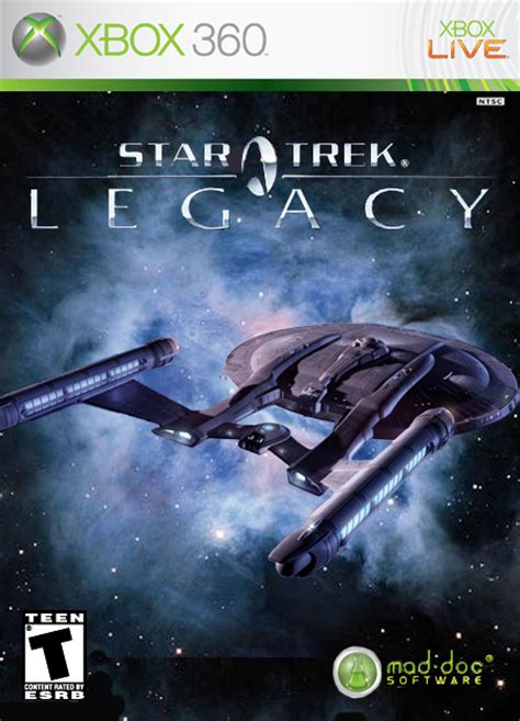 Star Trek Legacy Xbox 360 Box Art Cover By Terran Gell