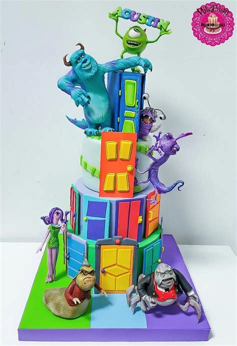 Monsters Inc Cake Decorated Cake By Milebian Cakesdecor
