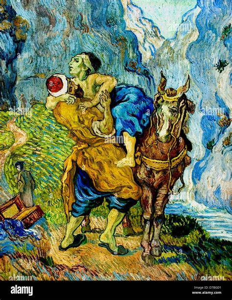 Der Barmherzige Samariter 1890 Nach Delacroix Vincent Van Gogh 1853