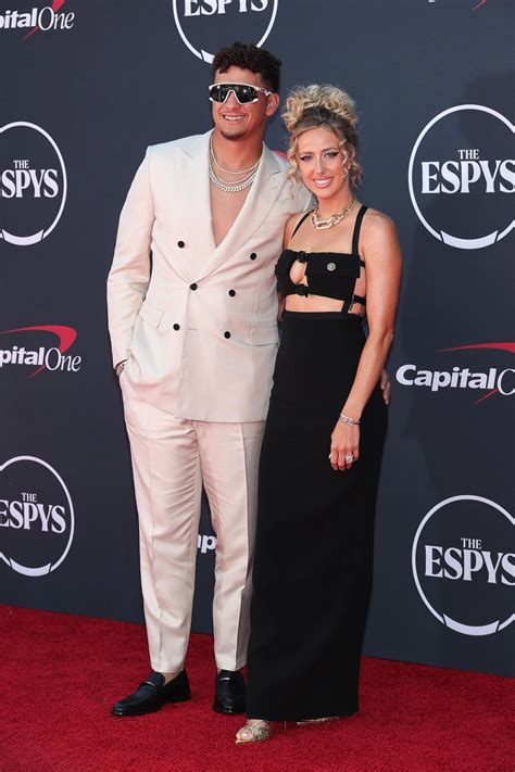 Patrick Mahomes Wife Brittany Gush About Kids On 2023 Espys Red Carpet