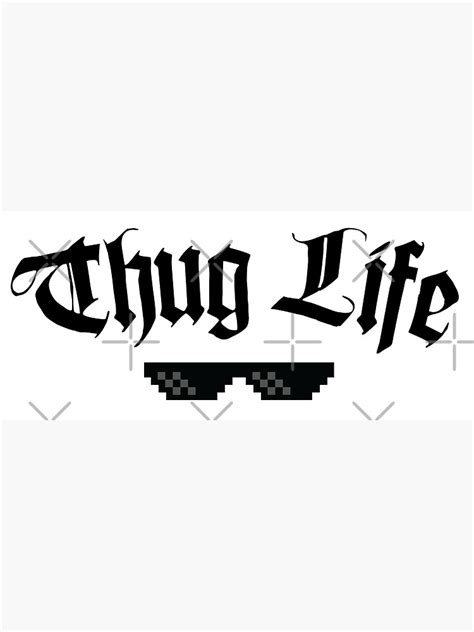 Thug Life Meme Photographic Print For Sale By Psf130 Redbubble