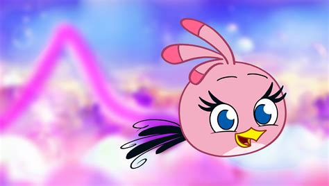 Angry Birds Stella Pink Bird Cute Wallpaper By Fanvideogames On