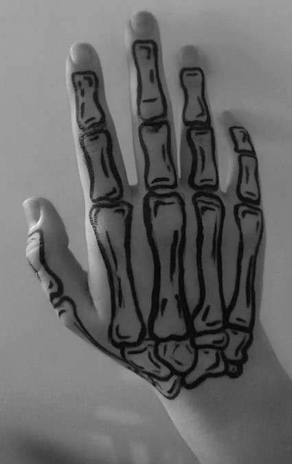 Bone Hand Tattoo Meaning Inkcites