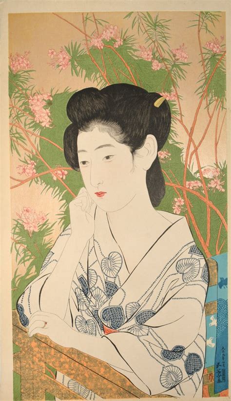 Goyo Hashiguchi 1880 1921 At The Hot Spring 1920 Японское искусство Искусство Трафареты