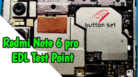 Xiaomi Redmi Note 6 Pro Edl Mode Point Isp Pinout Emmc Test Point
