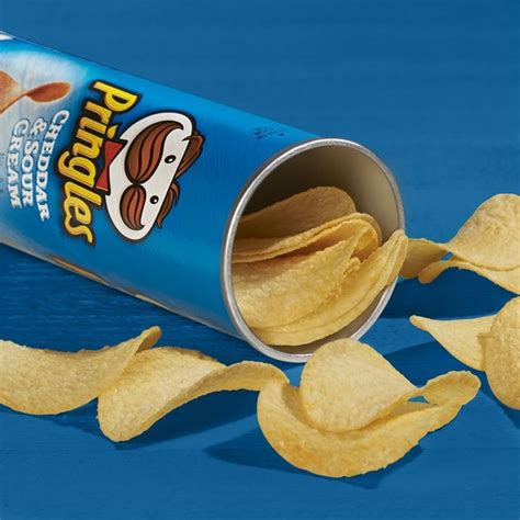 Pringles Potato Crisps Chips Cheddar And Sour Cream 55 Oz Instacart