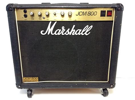 Marshall Jcm 800 4010 50 Watt Combo 1x12 80s Black And Gold Reverb