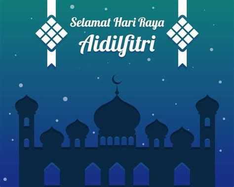 Selamat Hari Raya Aidilfitri Vectors In 2021 Selamat Hari Raya